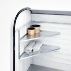 Biohort StoreMax® prémium kerti tároló – redőnyös fém kerti szekrény