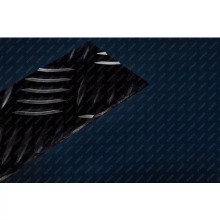 Cseppmintás PVC lemez fekete 1000 × 3 mm