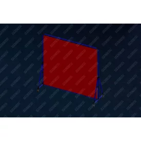 DarTech hegesztő paraván ponyvával