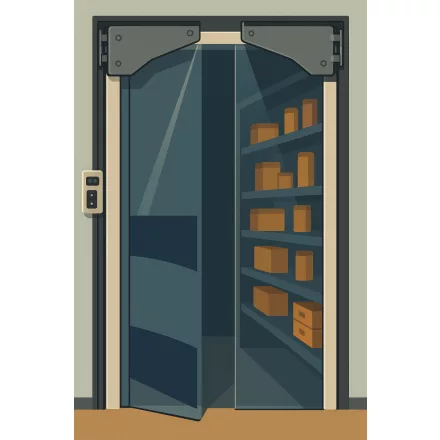 Konyhai lengőajtó S 81-87 cm / 2 mm