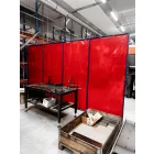 Hegesztő ponyva paravánhoz 1400×1600×0,4 mm - piros