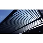 Alumínium tető pergola szett szürke - 5 lamella