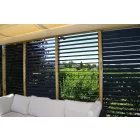 Alumínium tető pergola szett szürke - 5 lamella