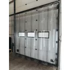 Fagyálló bordázott PVC hőfüggöny 3510 × 3550 mm