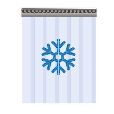 Fagyálló PVC hőfüggöny 3510 × 3550 mm