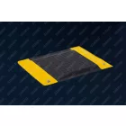 ESD álláskönnyítő szőnyeg 910 × 610 × 17 mm – fekete/sárga