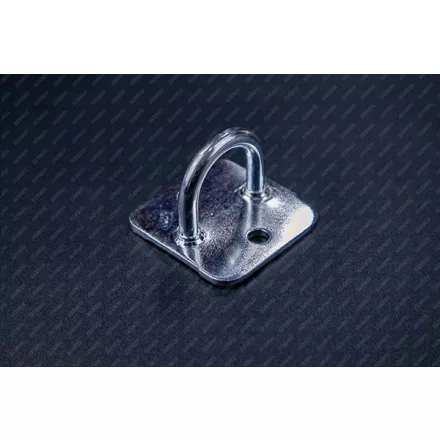 Ponyvarögzítő fül talpas 21 mm