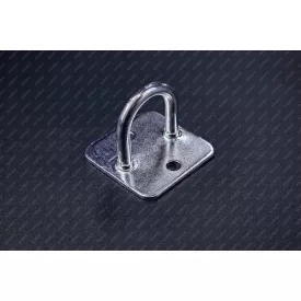 Ponyvarögzítő fül talpas 25 mm