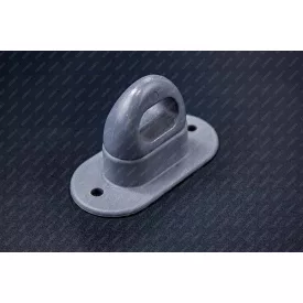 Műanyag rögzítő fül szürke