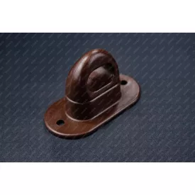 Műanyag rögzítő fül barna 