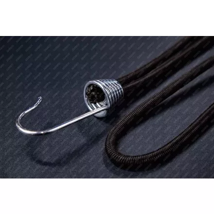 Ponyvafeszítő fém kampóval ezüst 300 mm