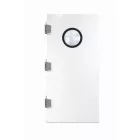 HDPE lengőajtó alumínium éllel 1500 × 2200 mm – élelmiszeripari kivitel