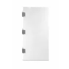 HDPE lengőajtó alumínium éllel 1800 × 2500 mm – élelmiszeripari kivitel