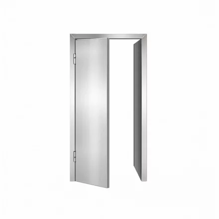 Rozsdamentes lengőajtó 1500 × 2200 mm