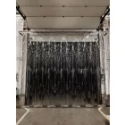 Normál bordázott PVC hőfüggöny 4340 × 4550