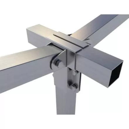 Rögzítő konzol dupla "T" + állítható oldal 5×5 cm