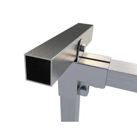 Rögzítő konzol "L" felül állítható 5×5 cm