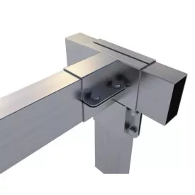 Rögzítő konzol "T" egyenes kimenettel 10×5 cm