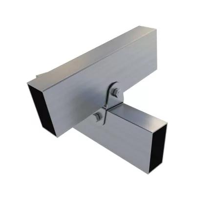 Rögzítő konzol dupla kereszt 10×5 cm