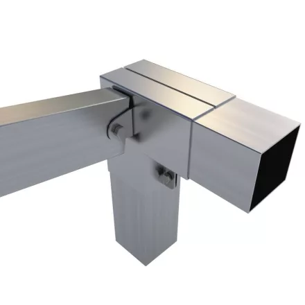 Rögzítő konzol sarokidom "L" + jobb oldalt állítható 10×5 cm / 10×10 cm