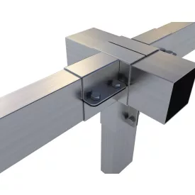   Rögzítő konzol dupla "T" egyenes kimenettel 10×5 cm / 10×10 cm