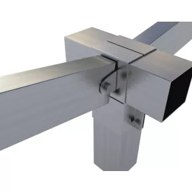   Rögzítő konzol dupla "T" állítható 2 × 10×5 cm / 2 ×10×10 cm