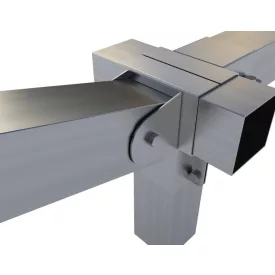   Rögzítő konzol "T" + állítható és egyenes oldal 10×10 cm