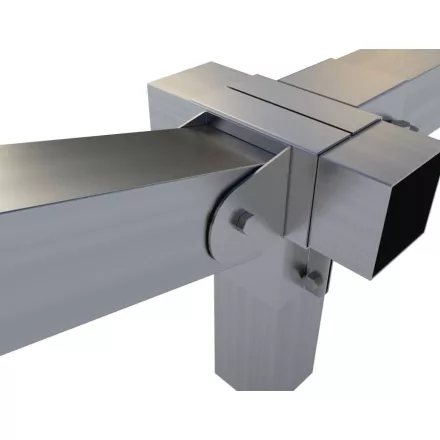 Rögzítő konzol "T" + állítható és egyenes oldal 10×10 cm