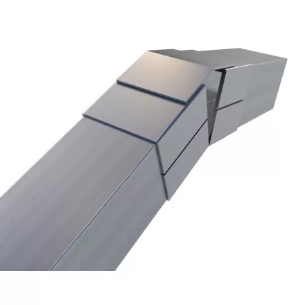 Rögzítő konzol középső gerinc 10×10 cm