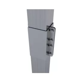 Rögzítő konzol zártszelvény toldó 10×10 cm