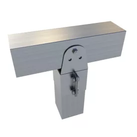 Rögzítő konzol egyenes, felül állítható 10×10 cm