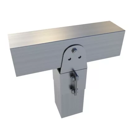 Rögzítő konzol egyenes, felül állítható 10×10 cm