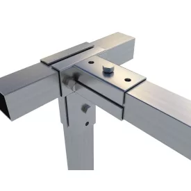   Rögzítő konzol "T" egyenes kimenettel 2,5×2,5 cm