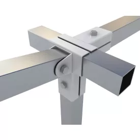  Rögzítő konzol "T" + állítható és egyenes oldal 5×5 cm
