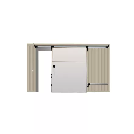 Hűtőajtó 2500 × 2500 mm – toló